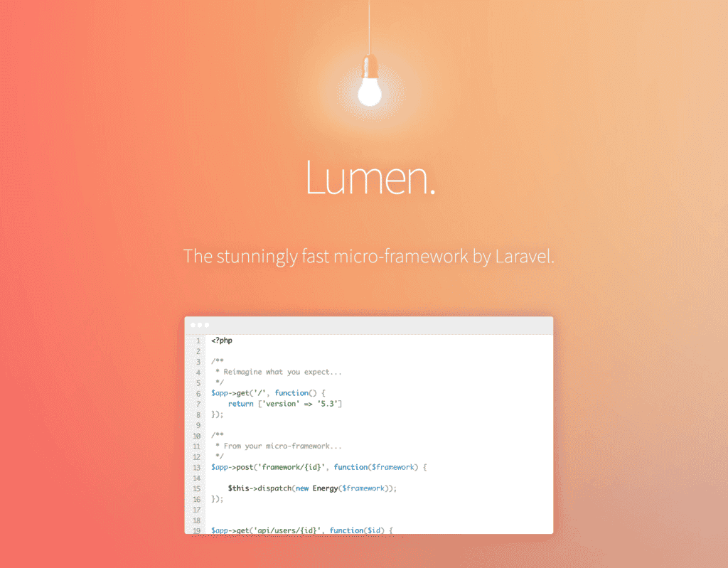 Password protection storage with Lumen