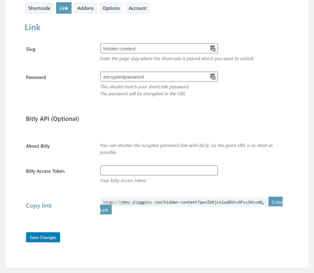 Passster unlock via link