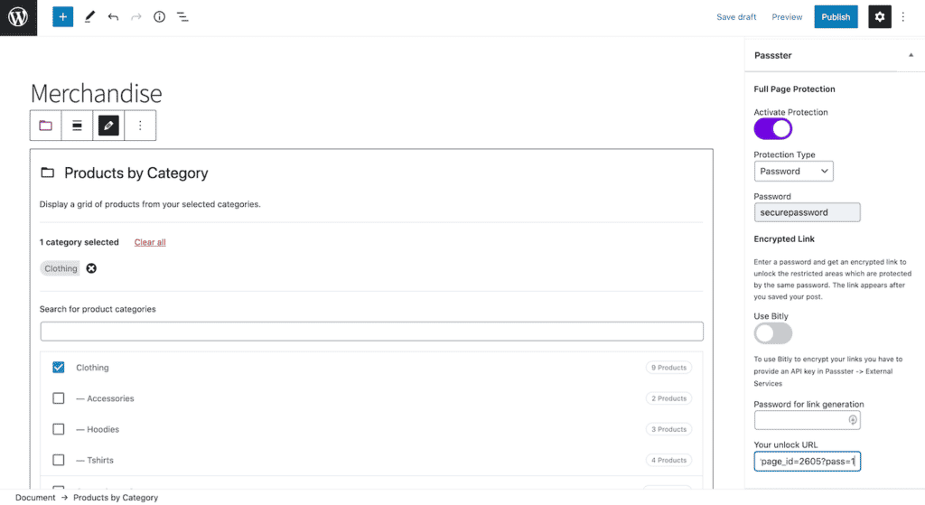Password-protect category pages in WooCommerce