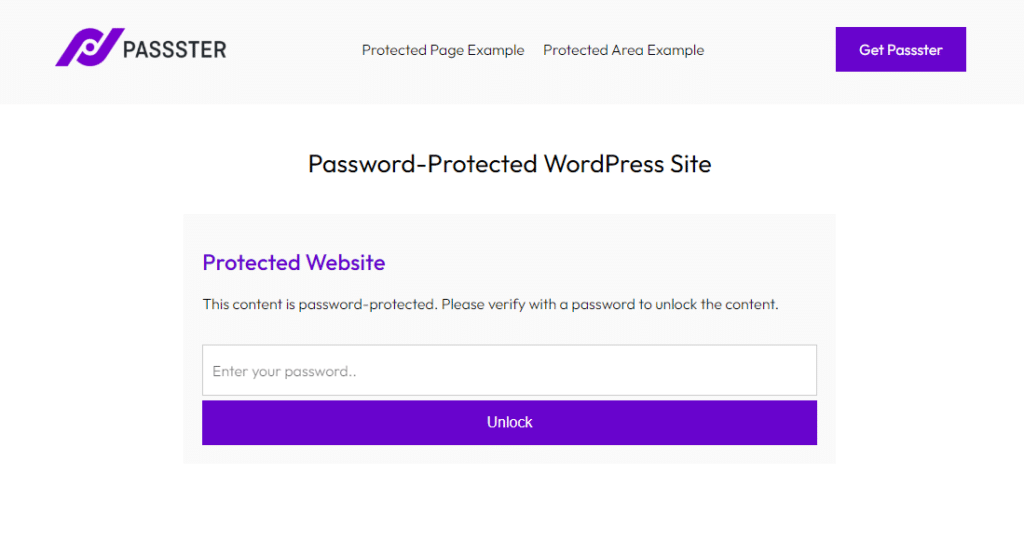 password protect website wordpress