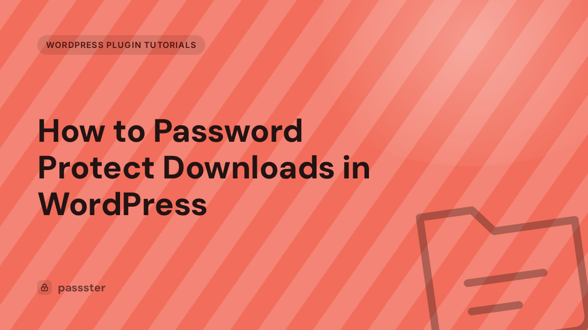 How to Password Protect Downloads in WordPress